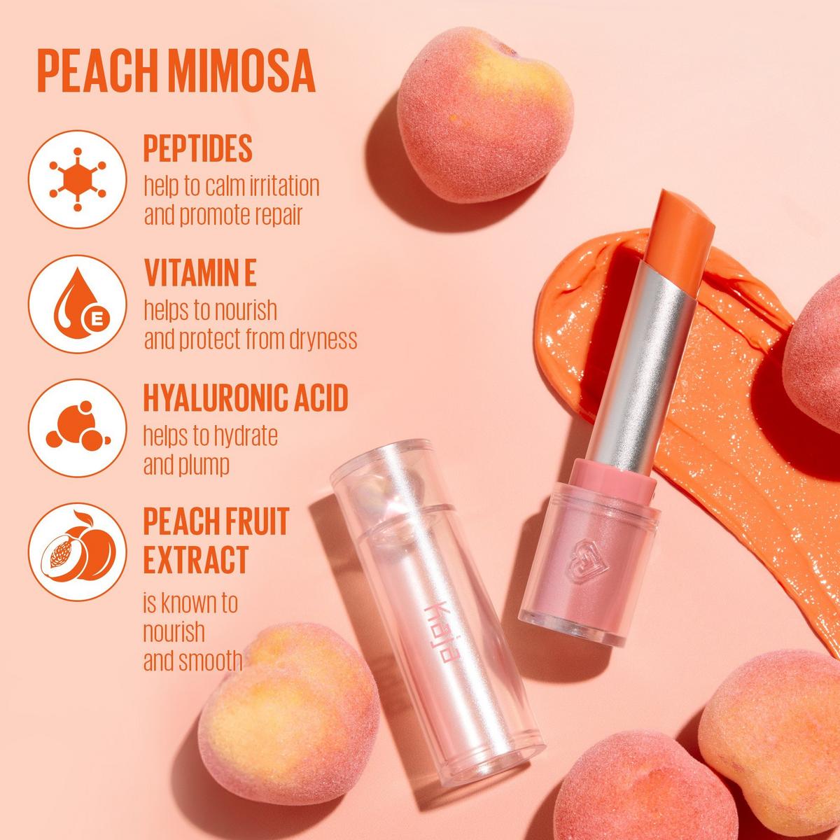Juicy Glass Instant Hydrating & Plumping Lip Balm - Peach Mimosa