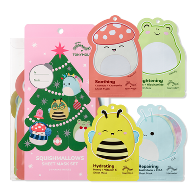TONYMOLY Squishmallows Head To Toe Superstarts Mask Set