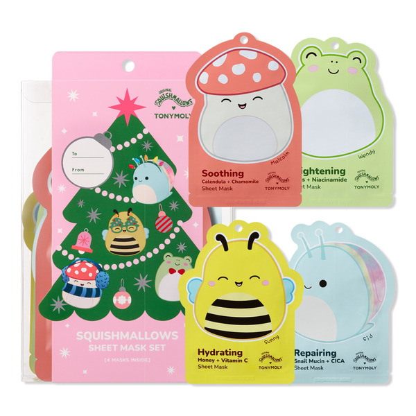 TONYMOLY Squishmallows Head To Toe Superstarts Mask Set #1