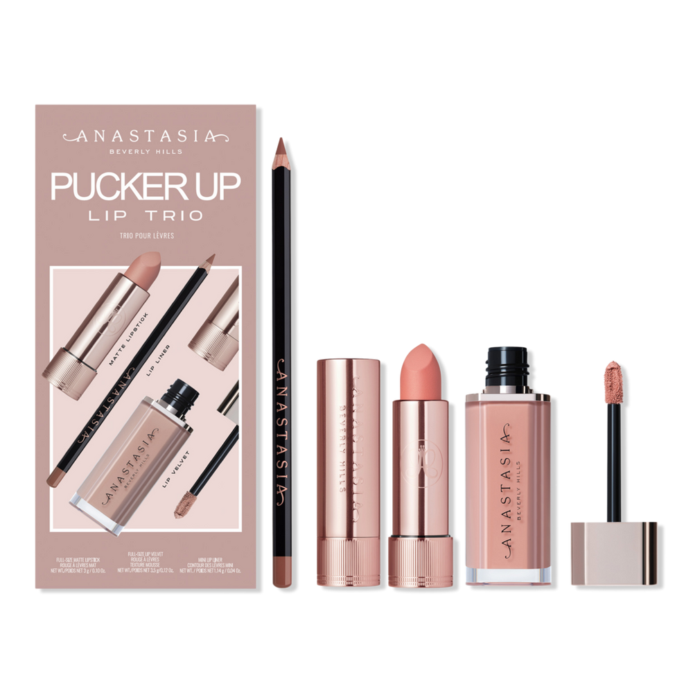 Anastasia Beverly Hills Pucker Up Lip Trio - Hush Pink