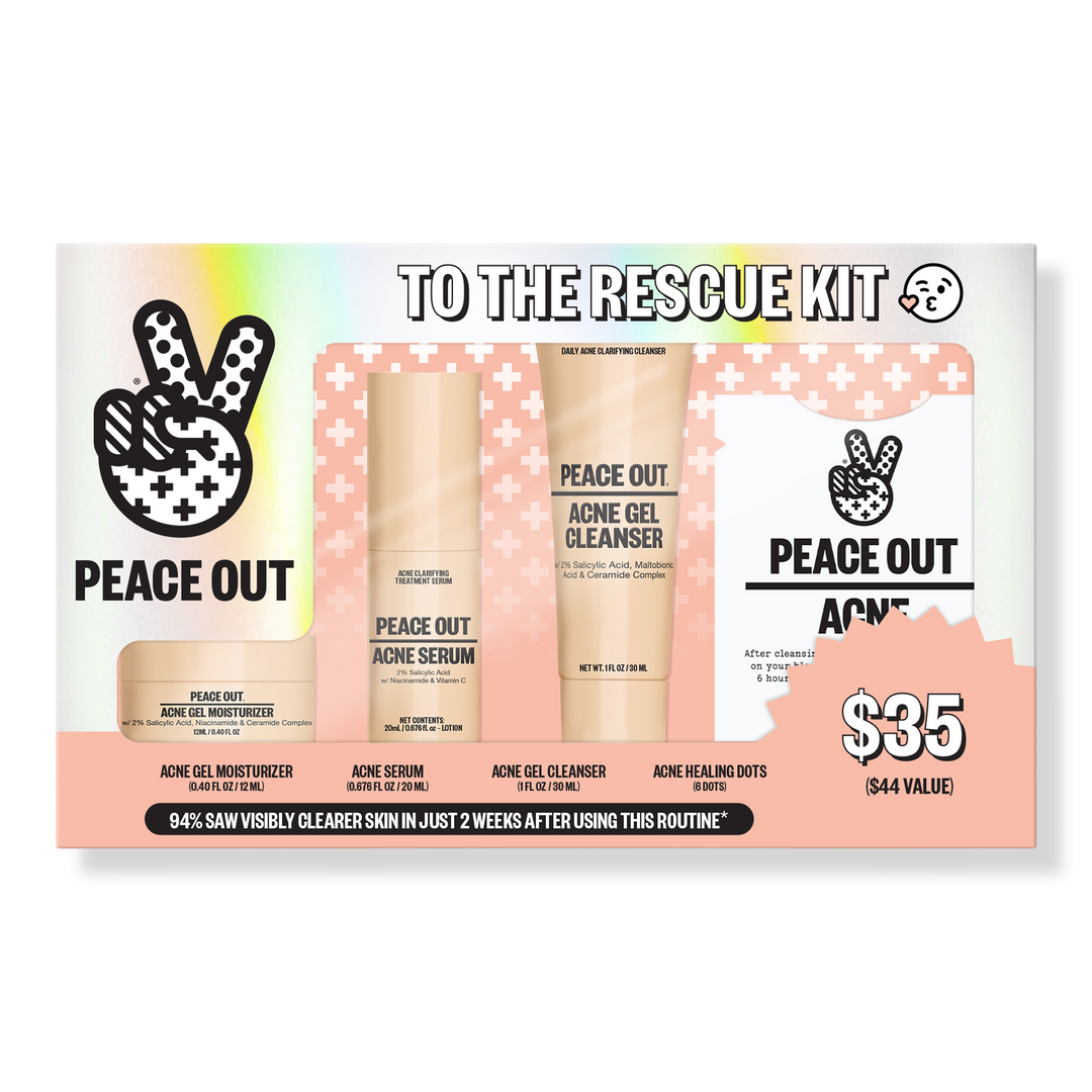 Peace Out To The Rescue Acne Routine Kit #1