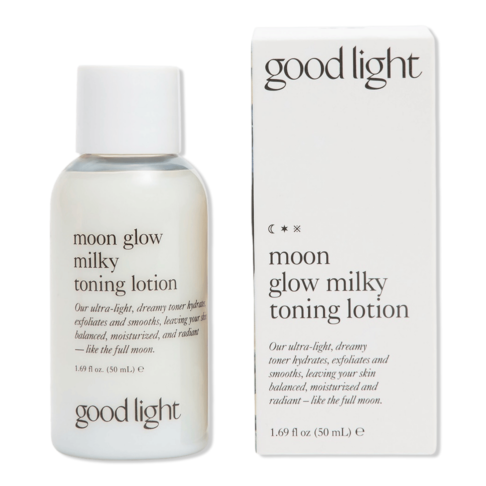 Moon Glow Milky Moisturizing Toning Lotion - 1.69 oz