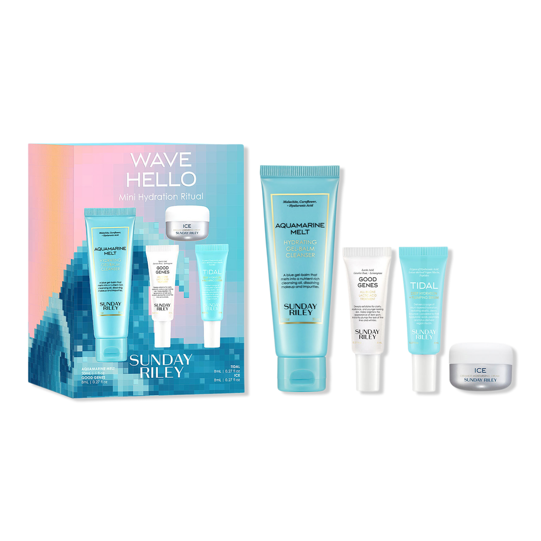 SUNDAY RILEY Wave Hello Mini Hydration Ritual Gift Set #1