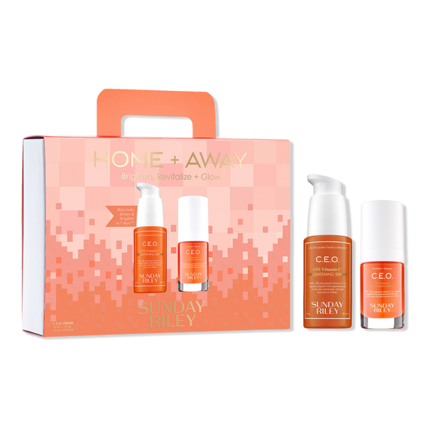 SUNDAY RILEY Home + Away Brighten, Revitalize + Glow Gift Set #1