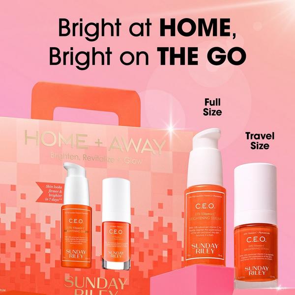 SUNDAY RILEY Home + Away Brighten, Revitalize + Glow Gift Set #2