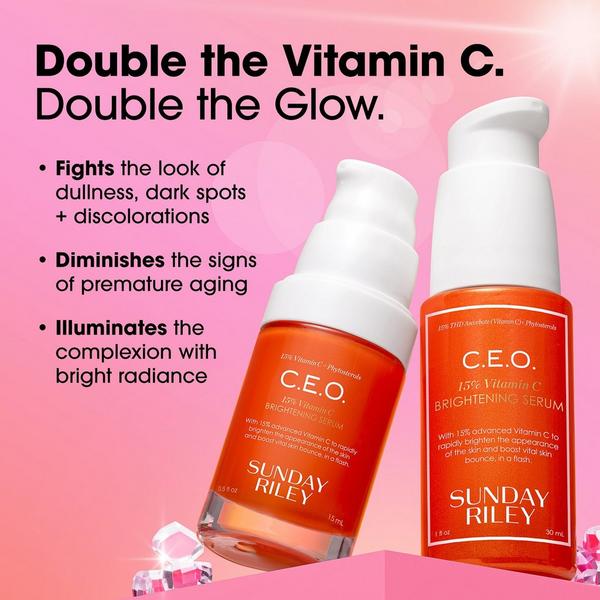 SUNDAY RILEY Home + Away Brighten, Revitalize + Glow Gift Set #3