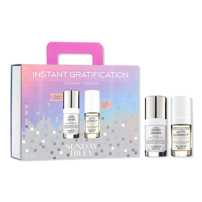 SUNDAY RILEY Instant Gratification Exfoliate + Brighten Gift Set