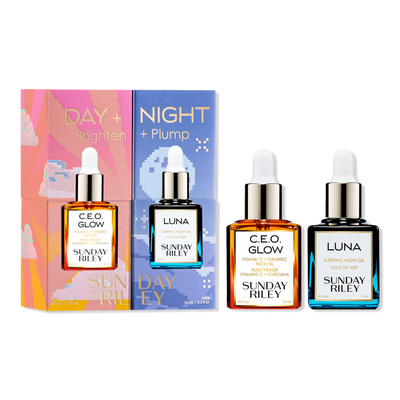 SUNDAY RILEY Day + Night Brighten + Plump Gift Set