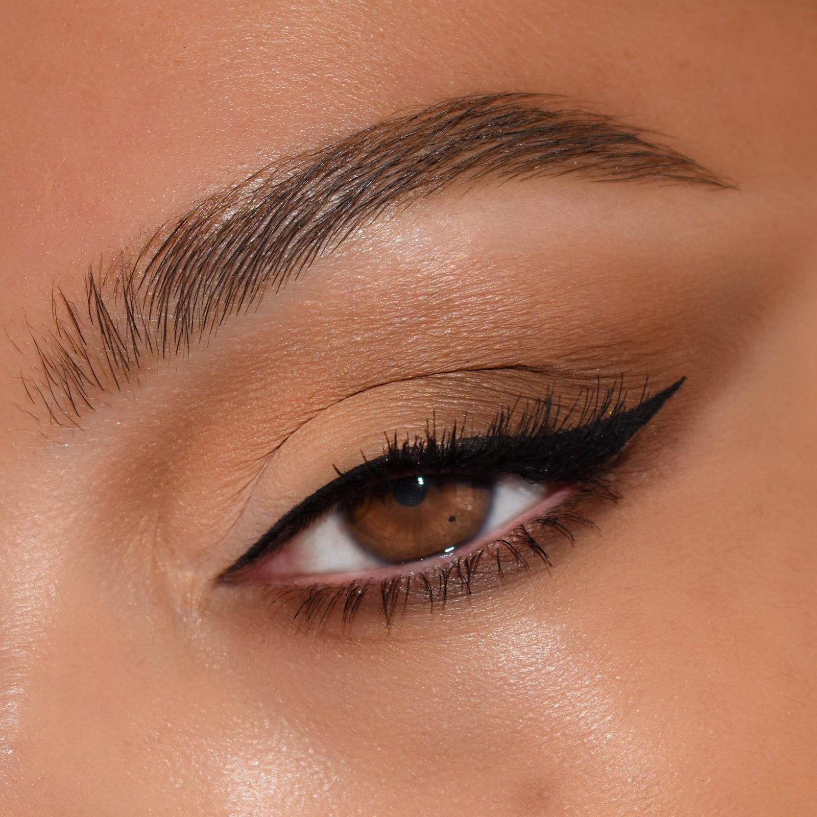 Wink Stamp Waterproof Winged Eyeliner - Stamp & Liquid Pen - Black - Long Wing