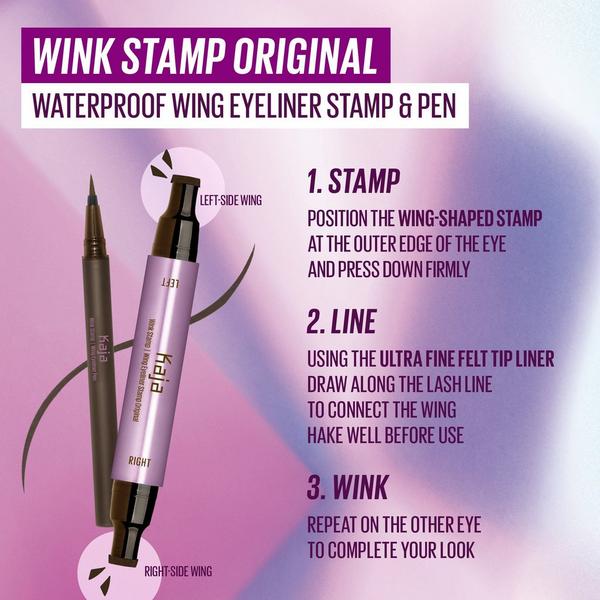 Kaja Wink Stamp Waterproof Winged Eyeliner - Stamp & Liquid Pen #3