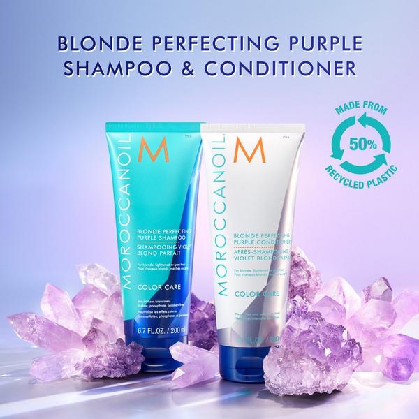 Moroccanoil Blonde Perfecting Purple Shampoo #7
