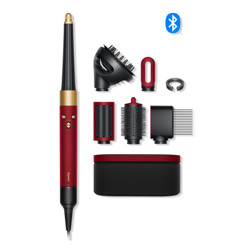 Dyson Special Edition  Airwrap I.d. Multi-styler Curly+coily In Red Velvet And Gold