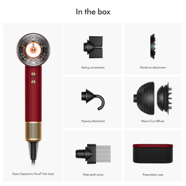Dyson Special Edition Dyson Supersonic Nural Hair Dryer in Red Velvet and Gold #2