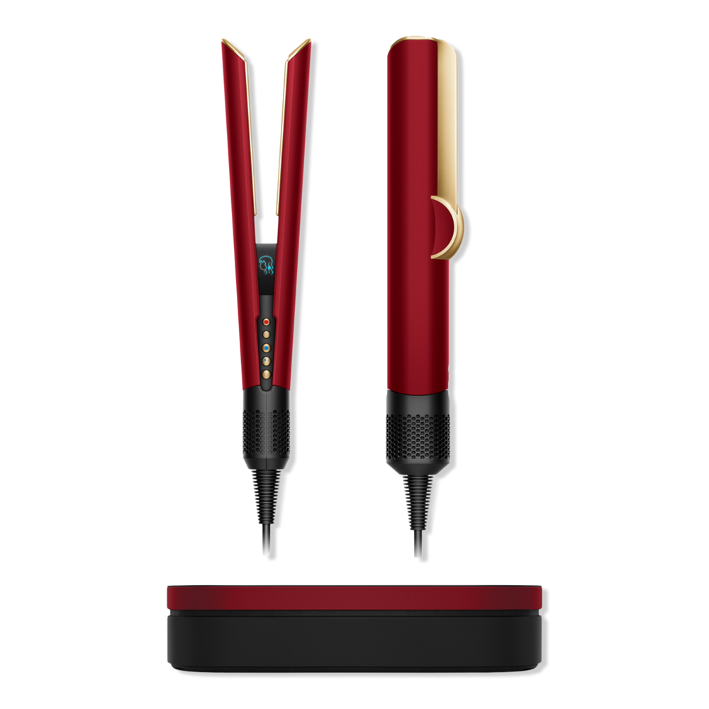 Dyson Special Edition Airstrait Straightener In Red Velvet And Gold