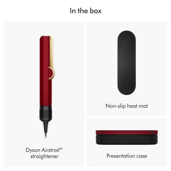 Dyson Special Edition Airstrait Straightener in Red Velvet and Gold #2