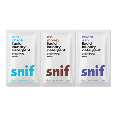 Snif Free Laundry Sample Bundle with $65 brand purchase