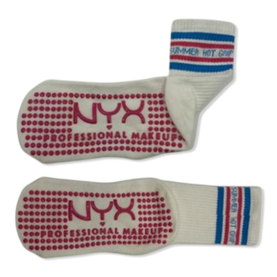 NYX Professional Makeup Free Summer Grippy Socks with $30 brand purchase Free Summer Grippy Socks with $30 brand purchase