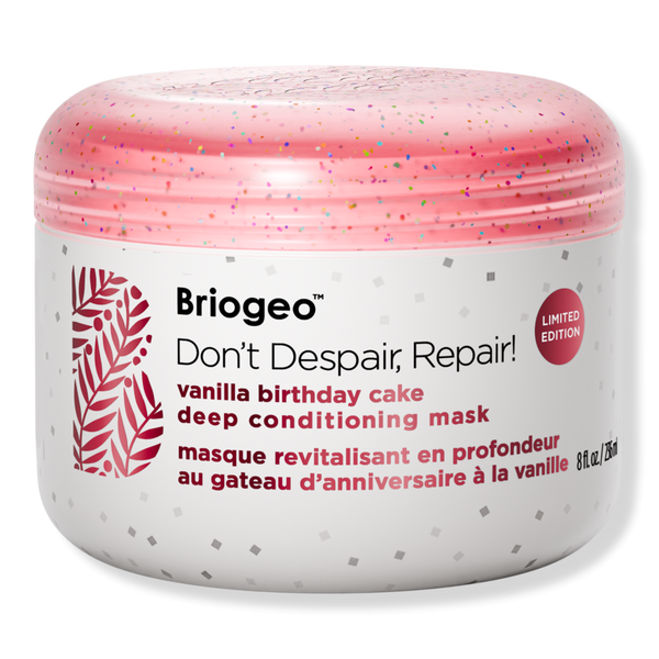 Briogeo Don't Despair, Repair! Vanilla Birthday Cake Deep Conditioning Hair Mask #1