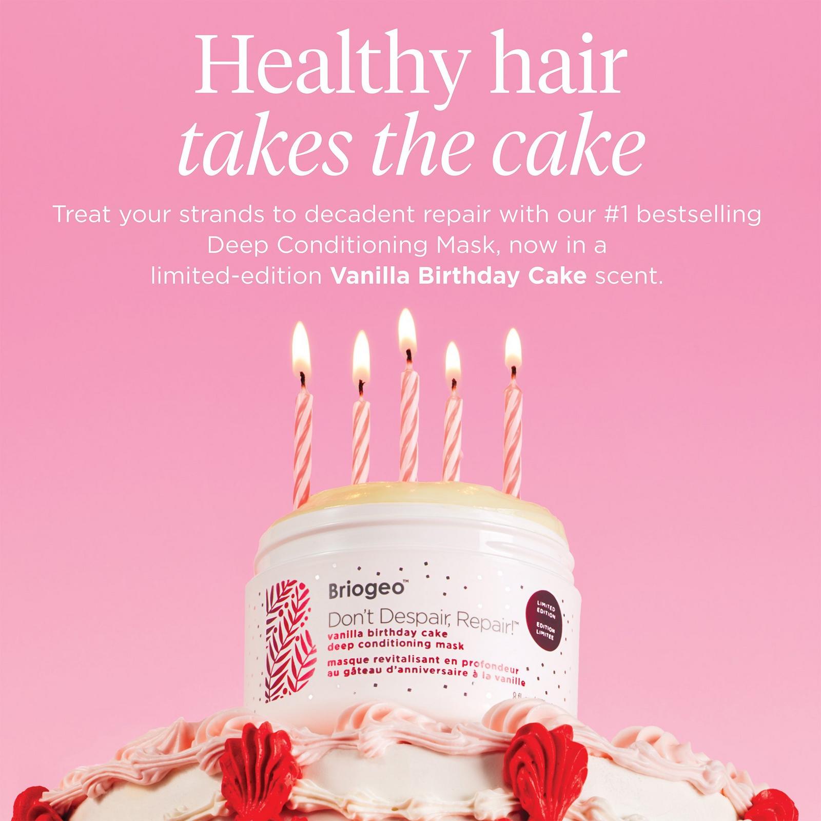 Don't Despair, Repair! Vanilla Birthday Cake Deep Conditioning Hair Mask