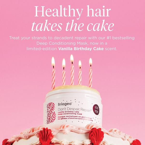 Briogeo Don't Despair, Repair! Vanilla Birthday Cake Deep Conditioning Hair Mask #2