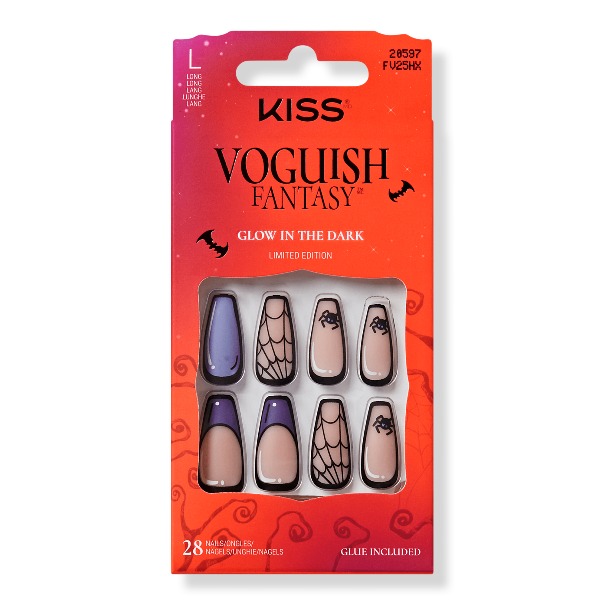 Kiss Voguish Fantasy Halloween Press On Nails - Moonlit Magic #1