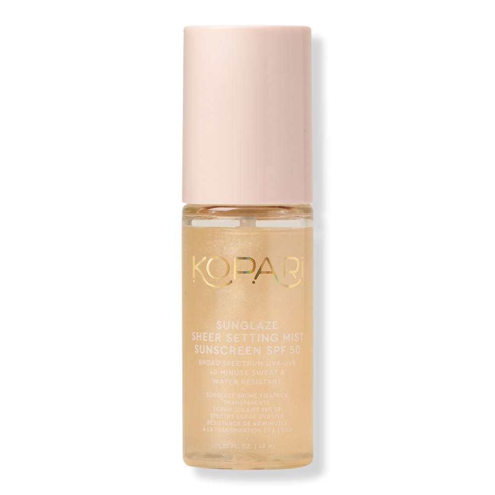 Kopari Beauty Travel Size Sunglaze Sheer Setting Mist Sunscreen Spf 50