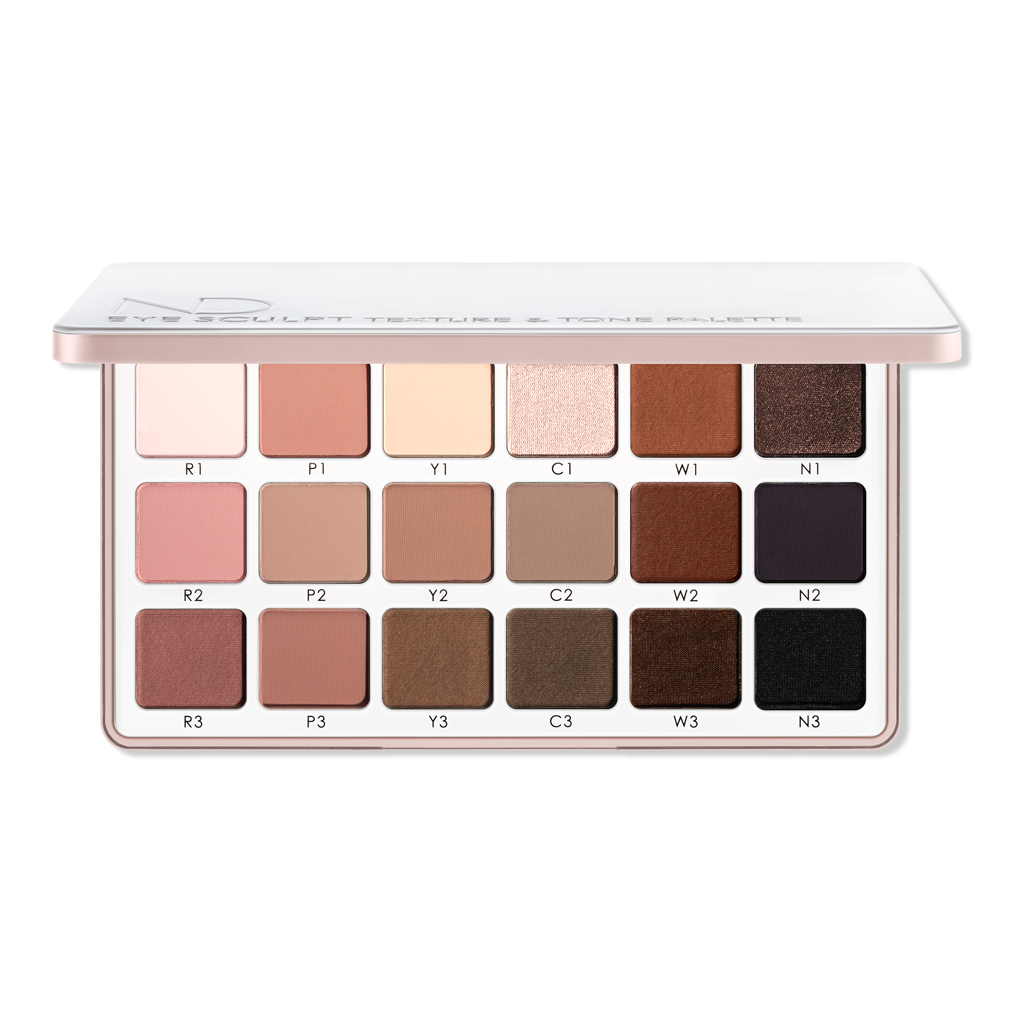 NATASHA DENONA Eye Sculpt Texture & Tone Eyeshadow Palette - Soft #1