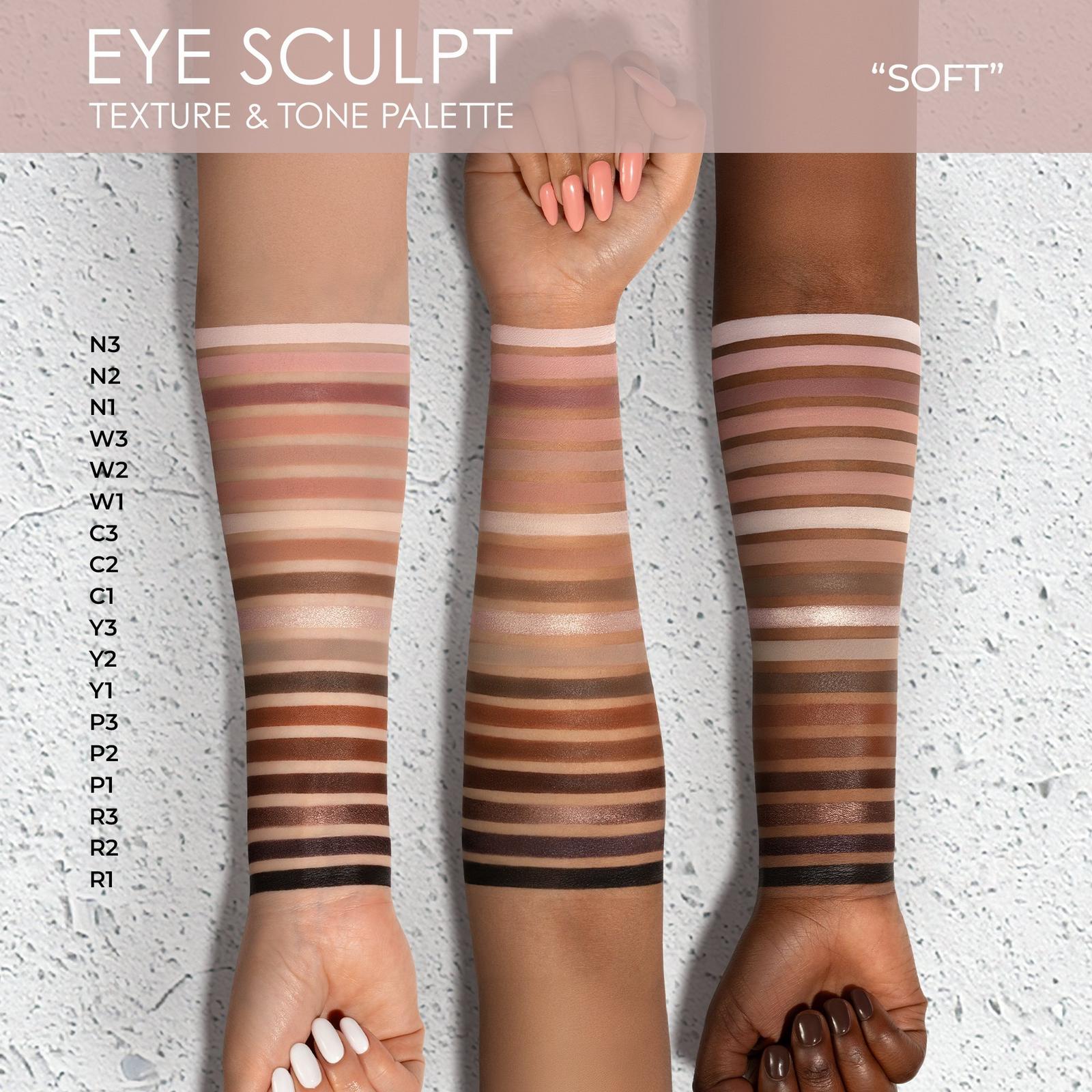 Eye Sculpt Texture & Tone Eyeshadow Palette - Soft