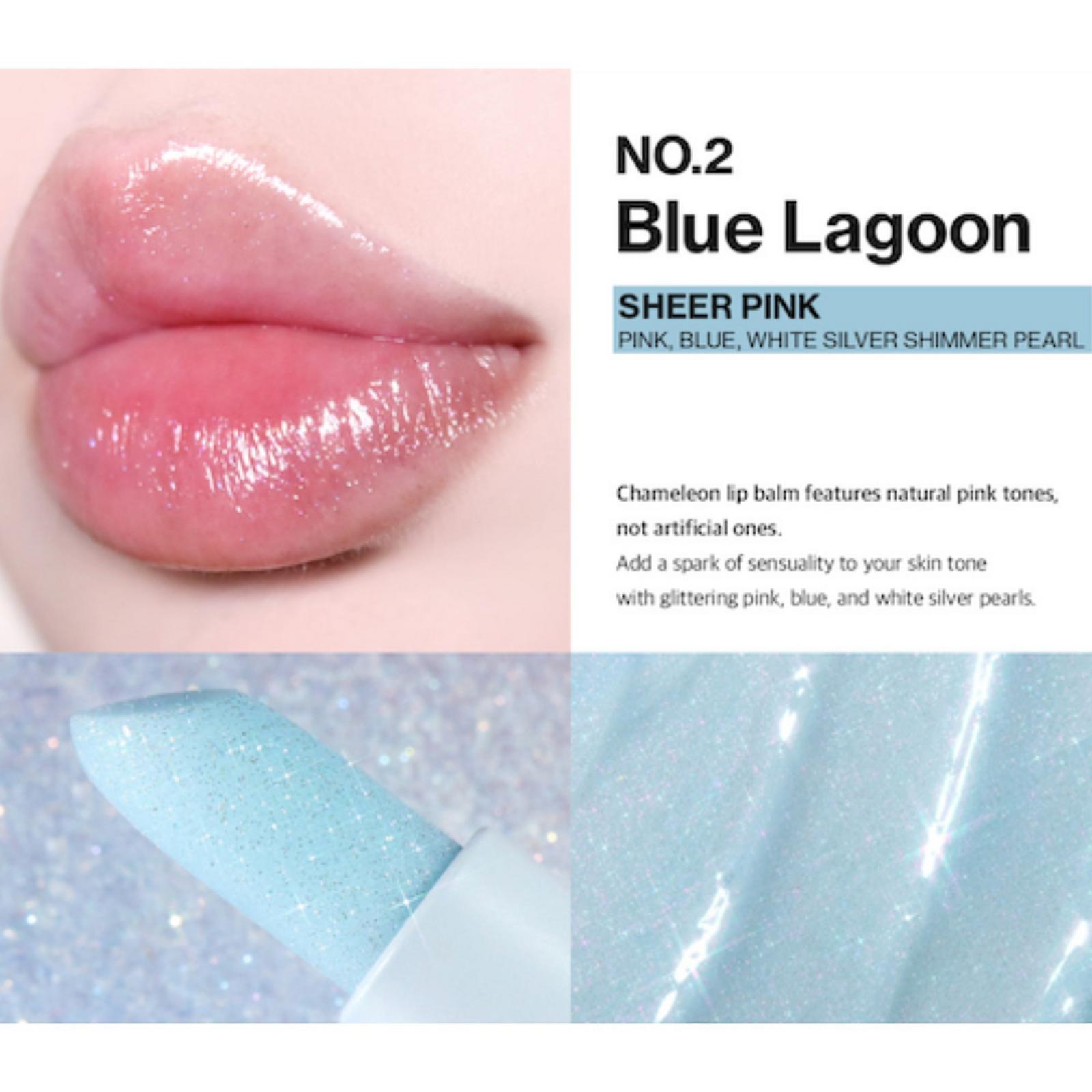Glacier Vegan Lip Balm - No. 2 Blue Lagoon