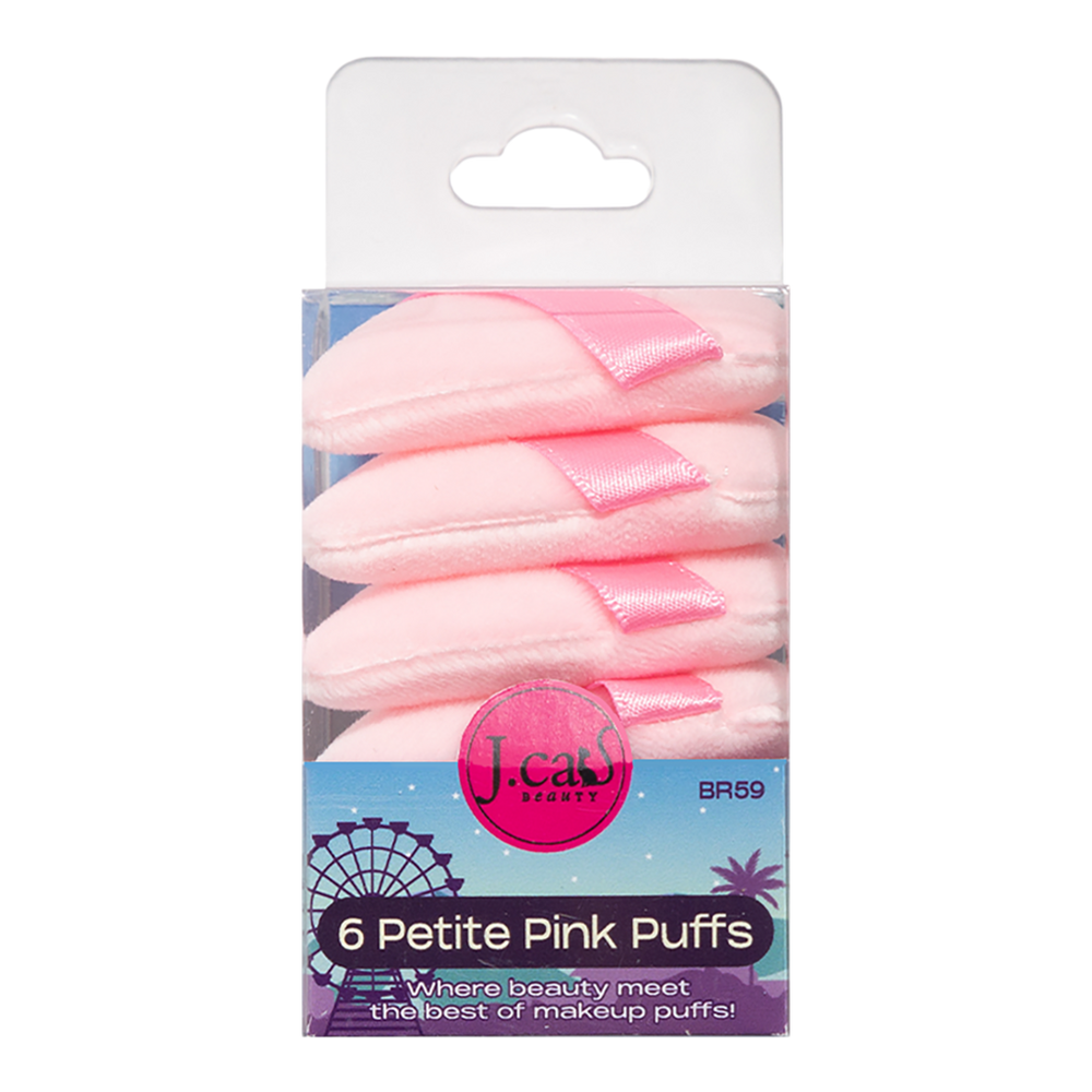 6 Petite Pink Puffs
