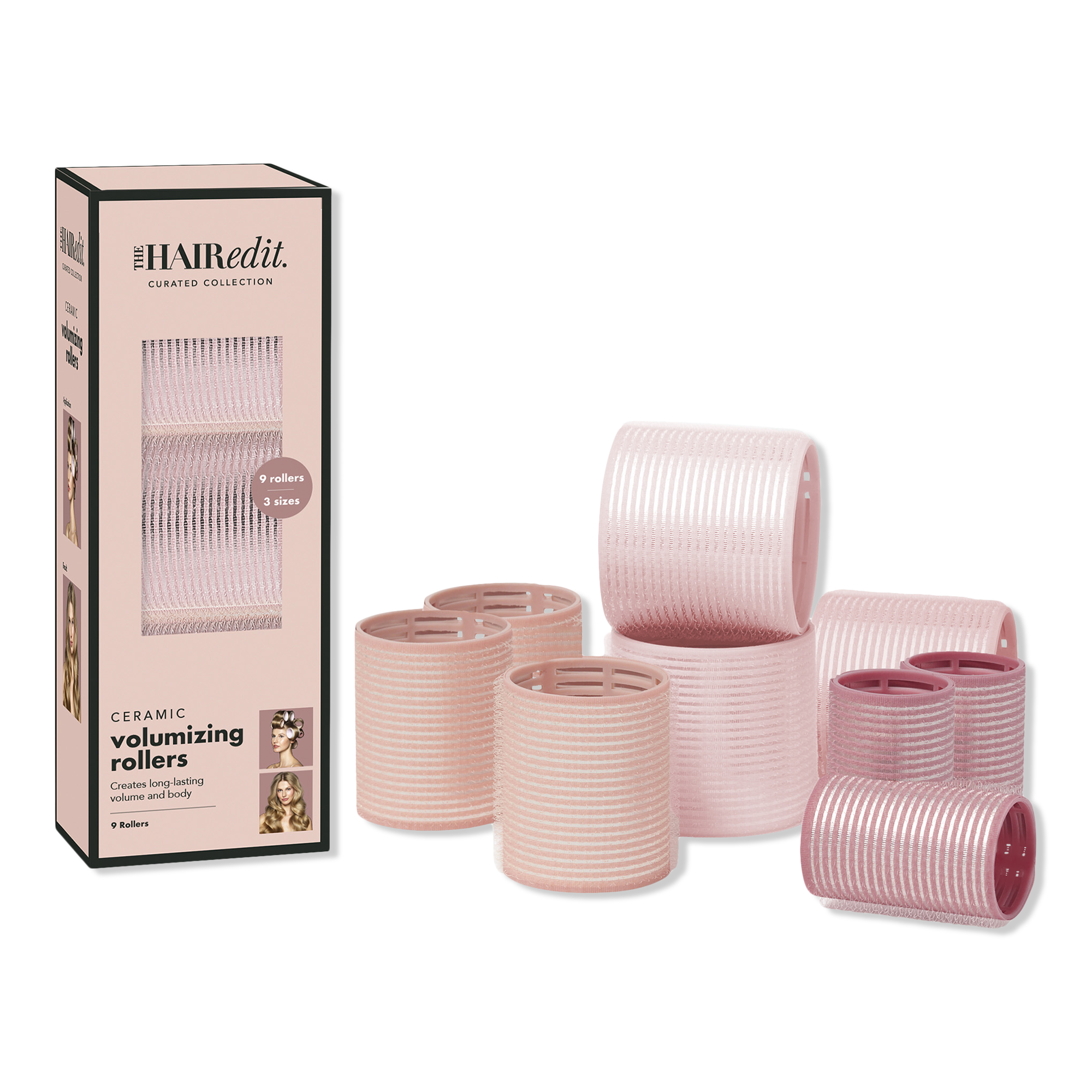 The Hair Edit Ceramic Volumizing Hair Rollers 9-Pack #1
