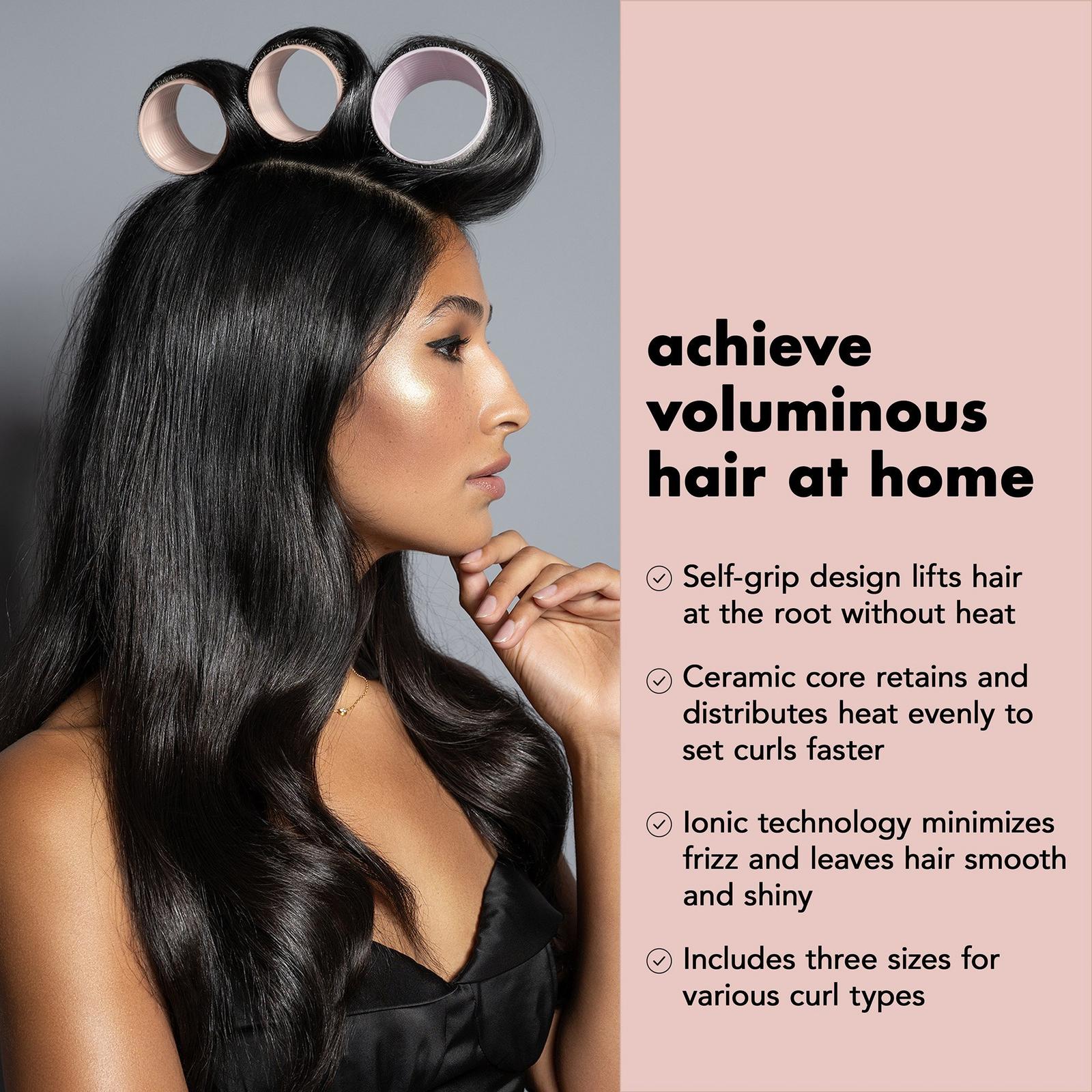 Ceramic Volumizing Hair Rollers 9-Pack