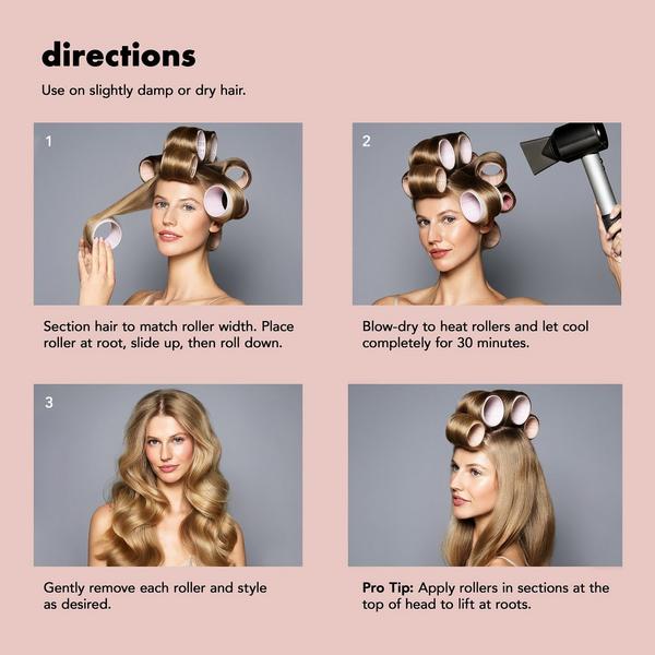 The Hair Edit Ceramic Volumizing Hair Rollers 9-Pack #4