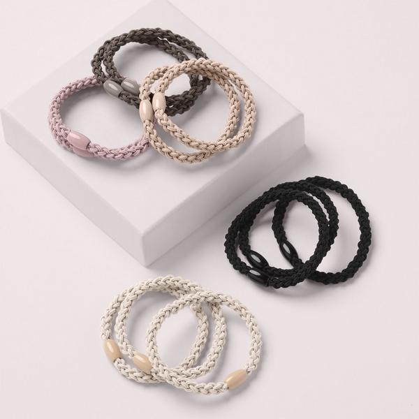 The Hair Edit Braided Bands Hair Ties Set #4