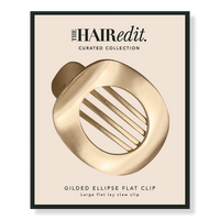 Gilded Ellipse Flat Lay Claw Clip