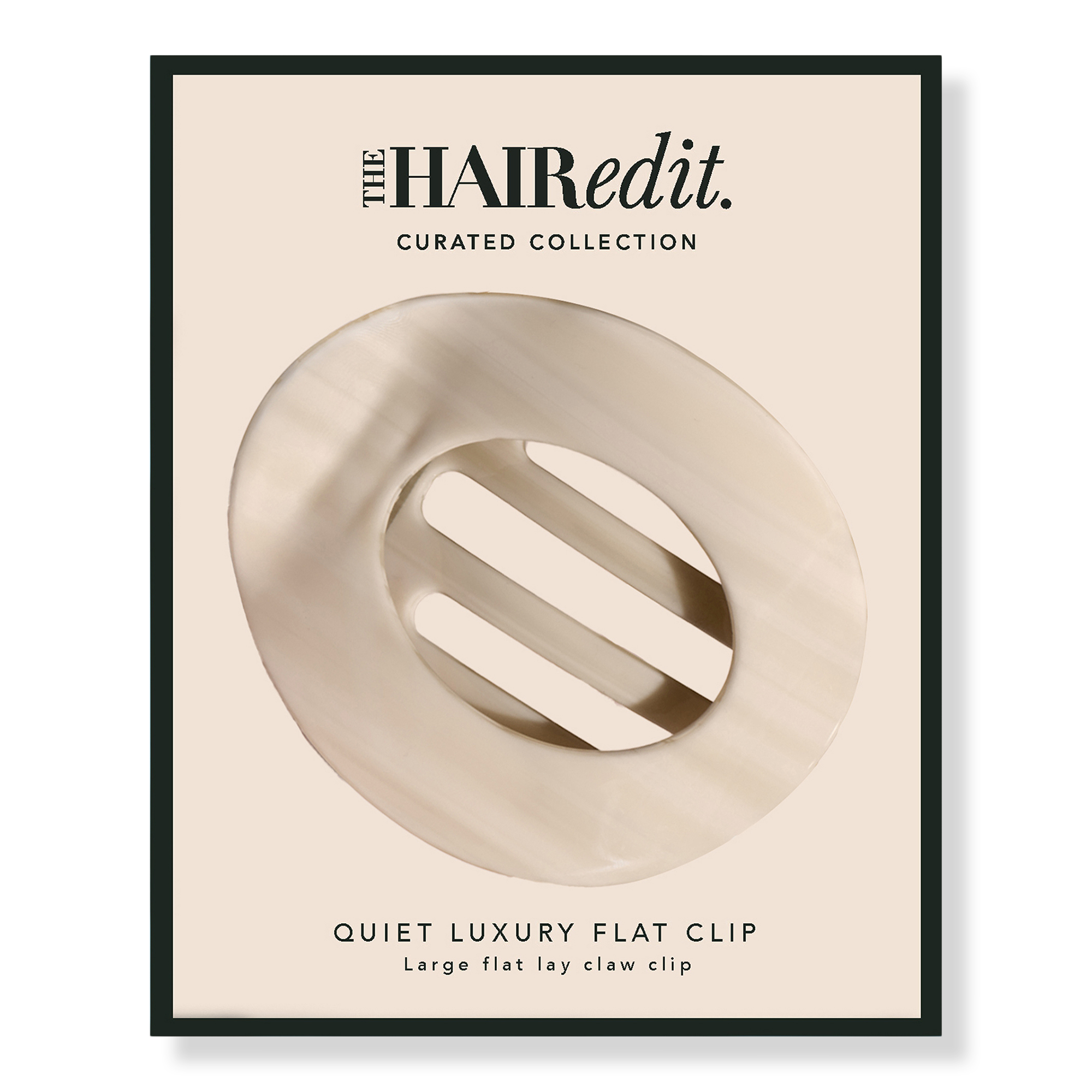 The Hair Edit Quiet Luxury Flat Lay Claw Clip #1