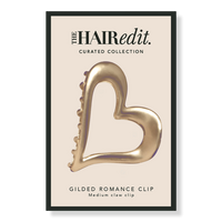 Gilded Romance Heart Claw Clip