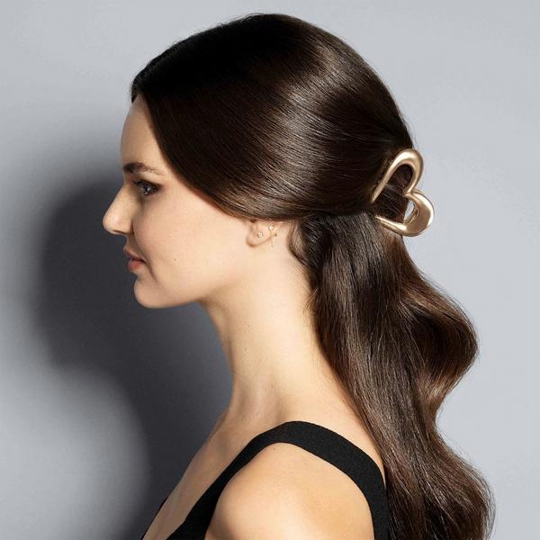 The Hair Edit Gilded Romance Heart Claw Clip #2