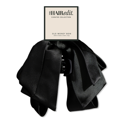 The Hair Edit Old Money Satin Bow Claw Clip