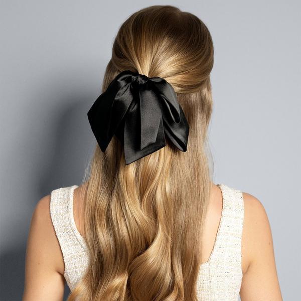 The Hair Edit Old Money Satin Bow Claw Clip #2