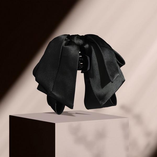 The Hair Edit Old Money Satin Bow Claw Clip #5