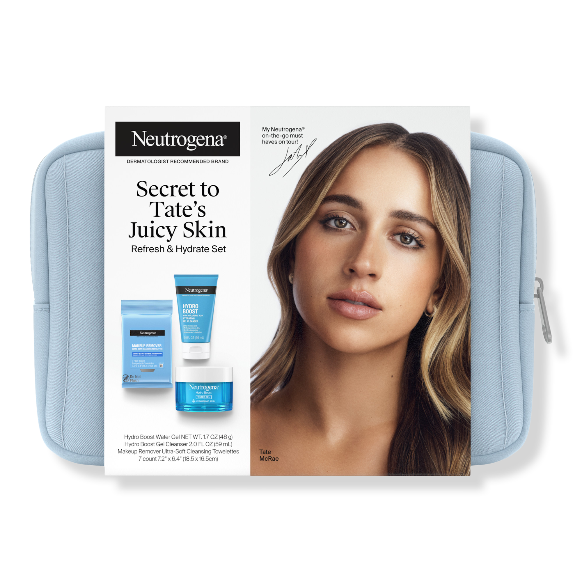 Neutrogena Travel Size Refresh & Hydrate Skin Care Set #1