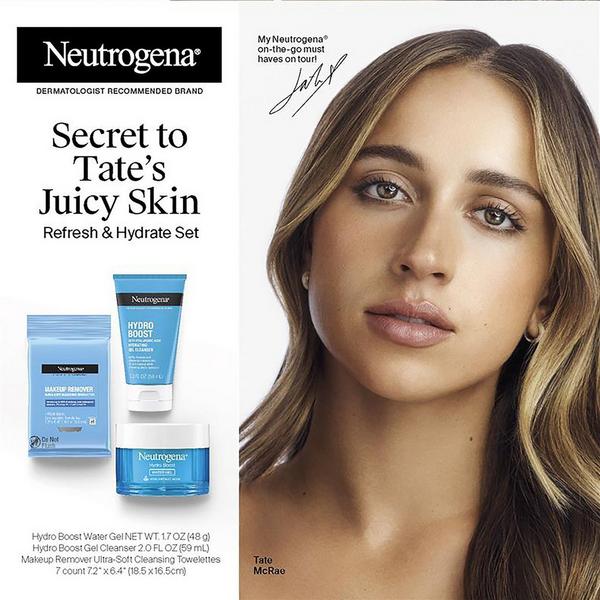 Neutrogena Travel Size Refresh & Hydrate Skin Care Set #8