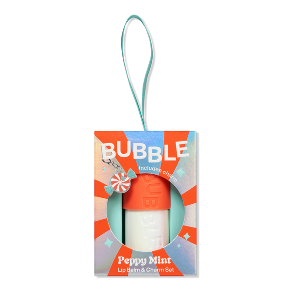 Bubble Peppy Mint Lip Balm & Charm Set #1