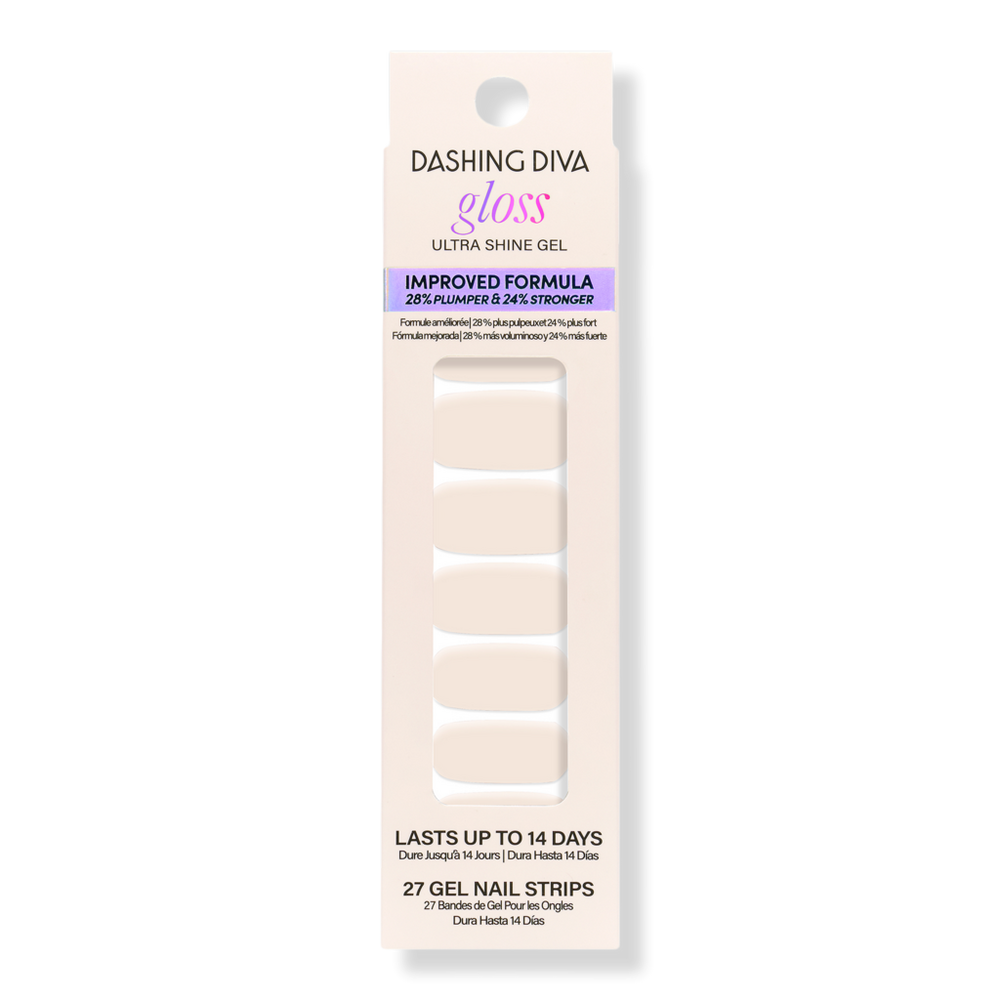 Dashing Diva Gloss Color Gel Nail Polish Strips - Pointe In Pink
