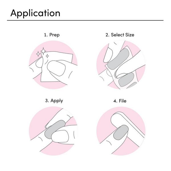 Dashing Diva GLOSS Color Gel Nail Polish Strips #4