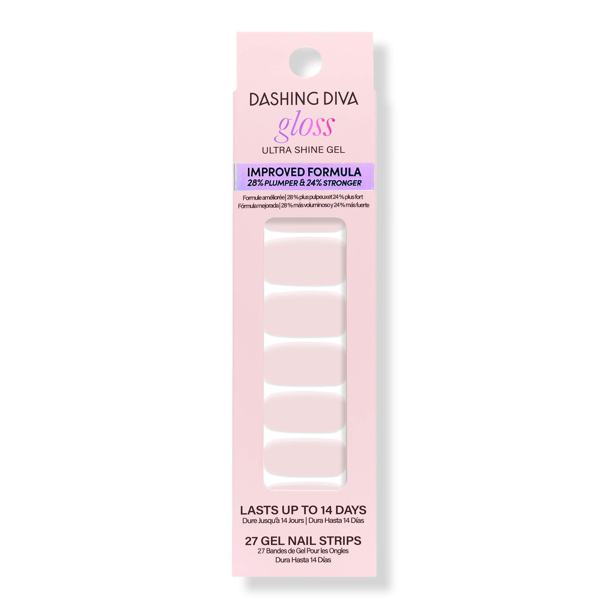 Dashing Diva GLOSS Color Gel Nail Polish Strips #1