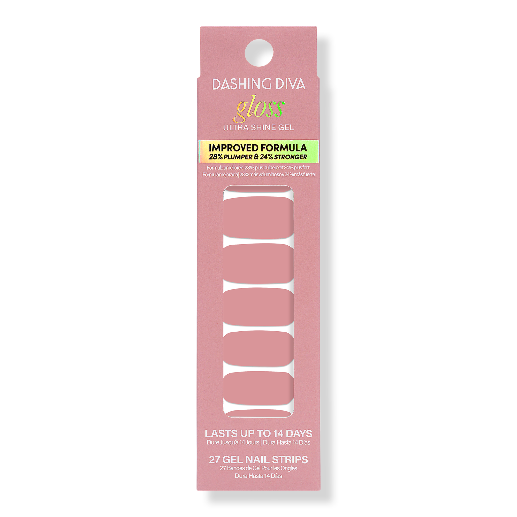 Dashing Diva GLOSS Color Gel Nail Polish Strips #1