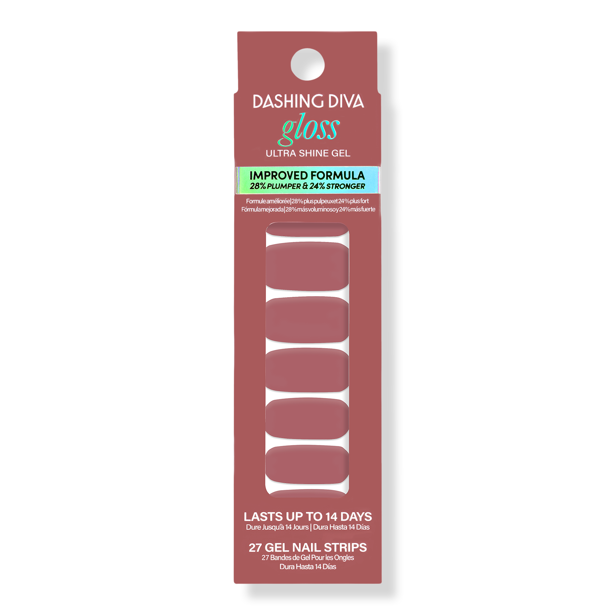 Dashing Diva GLOSS Color Gel Nail Polish Strips #1