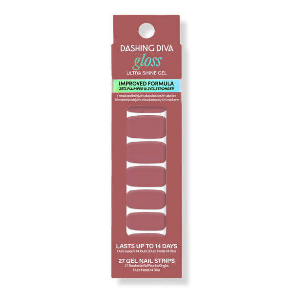 Dashing Diva GLOSS Color Gel Nail Polish Strips #1